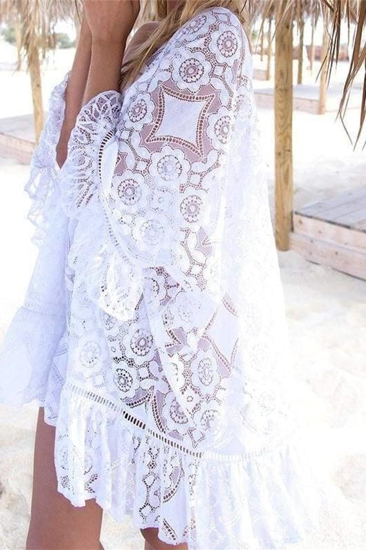 Lucy Lace Cover Up - Cover-Ups