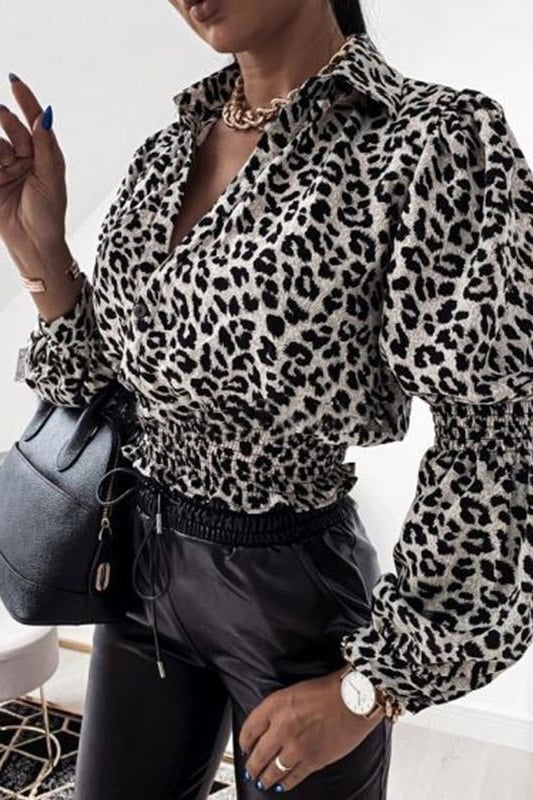 Mari Puff Sleeve Blouse - White / S - Tops