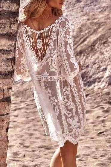 Melli Lace Cover Up - Cover-Ups