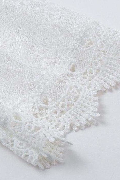 Mila Lace Mini Cover Up Dress - Clothing