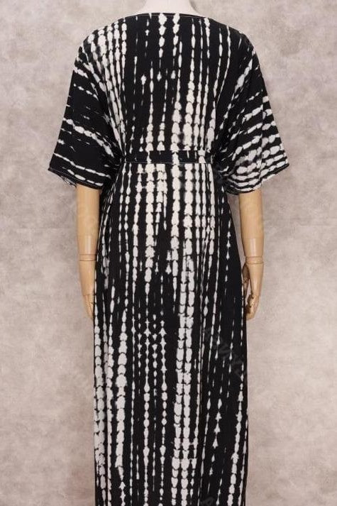 Miriam Striped Belted Cover Up - Clothing
