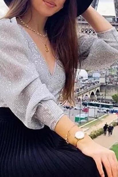 Molly Sequined Top - Tops