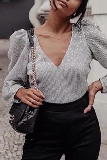 Molly Sequined Top - Tops