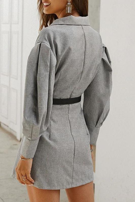 Off The Clock Blazer Dress - Clothing