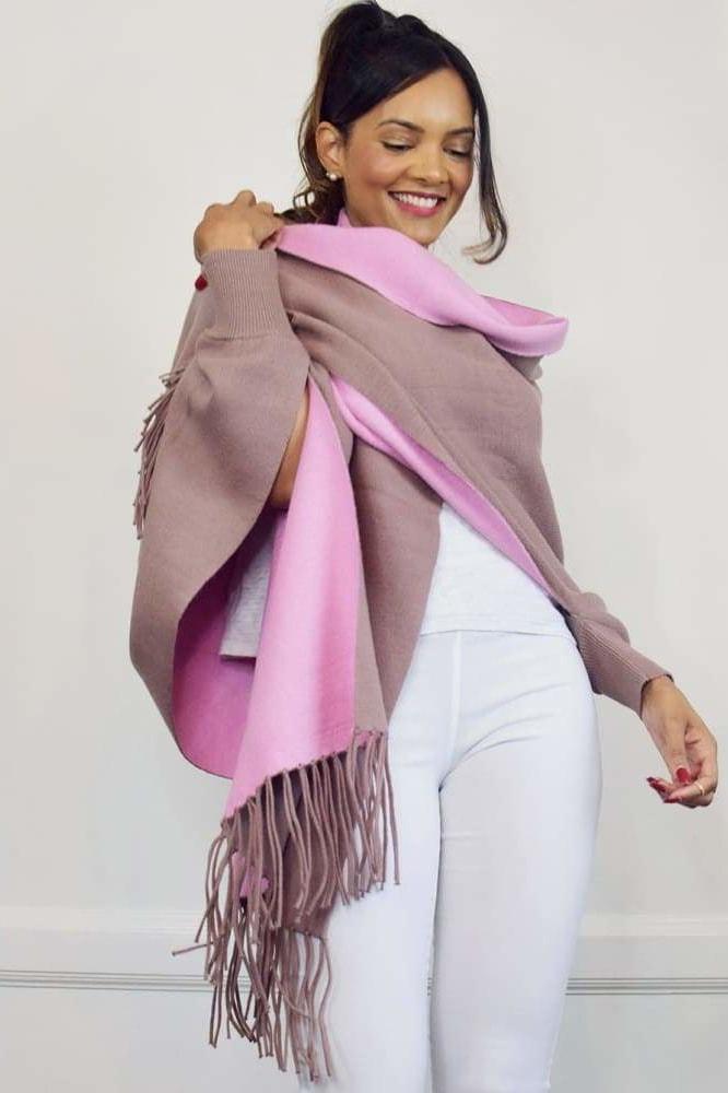 Oversized Sleeve Scarf - Scarves