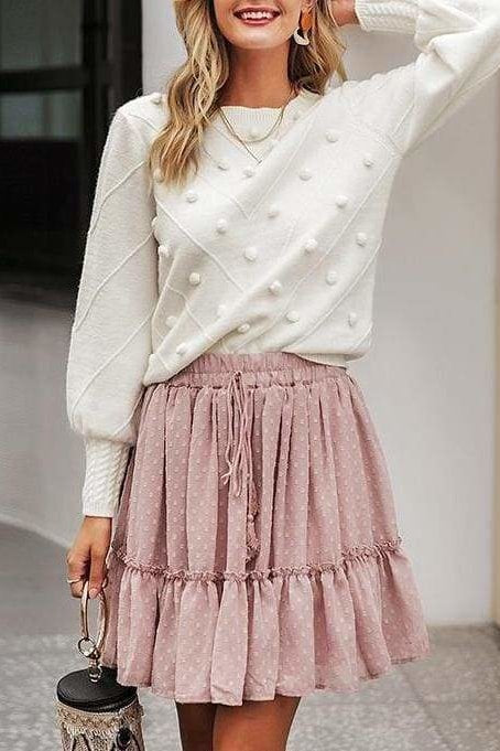 Perry Pom Pom Sweater - Clothing