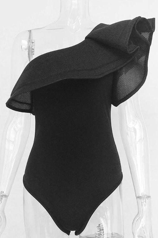 Ritzy Ruffle Bodysuit - Clothing