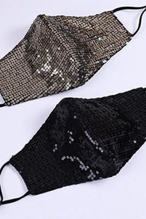 Sequin Adjustable Mask