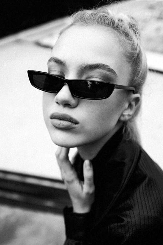 Small Rectangle Sunglasses - Sunglasses