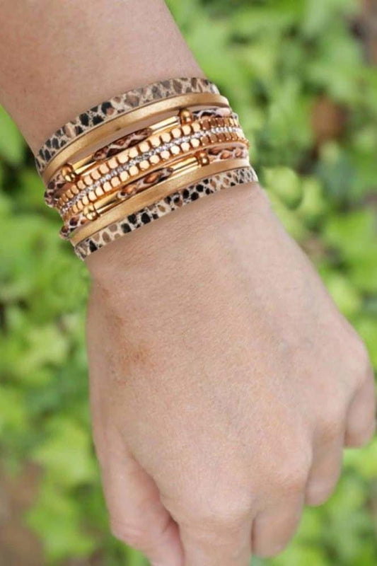 Snakeskin Stack Bracelet - Jewelry