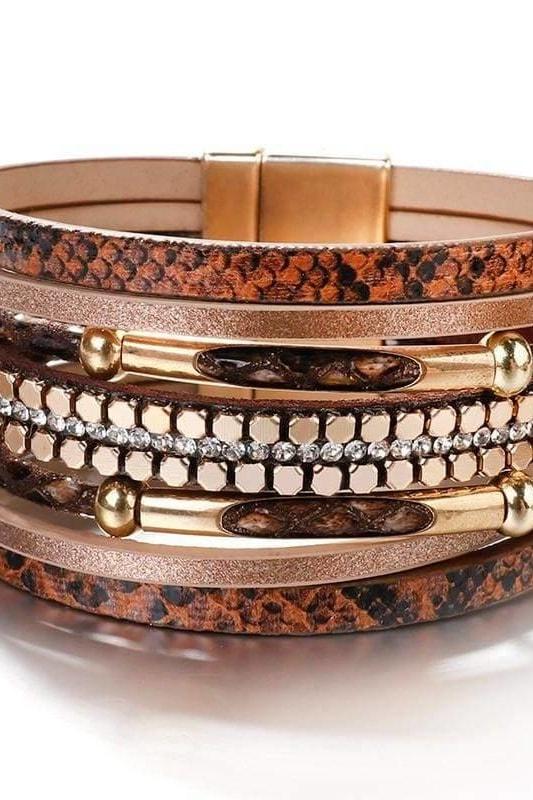 Snakeskin Stack Bracelet - Jewelry