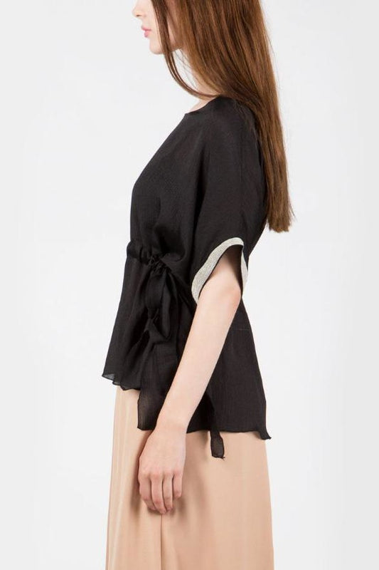 Stella Sparkle Sleeve Blouse - Clothing