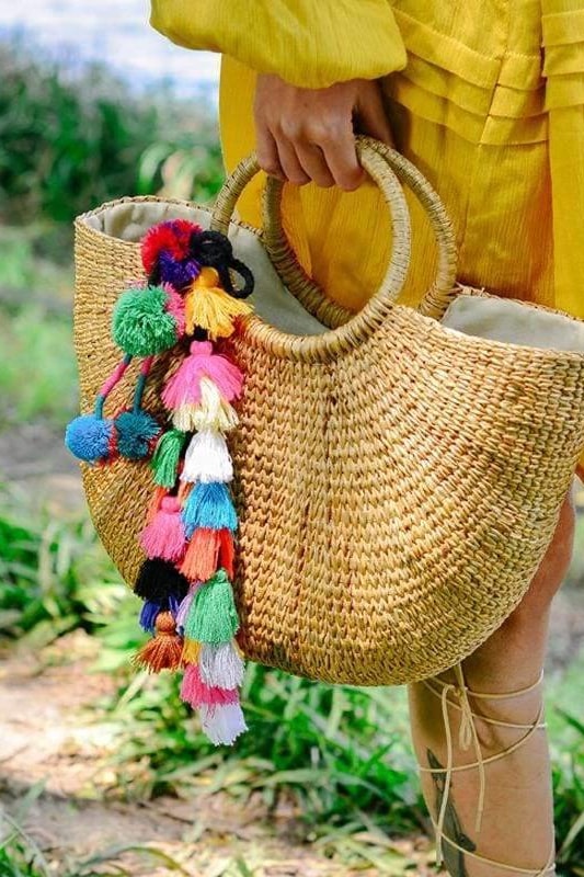 Tamera Straw Bag - Handbags