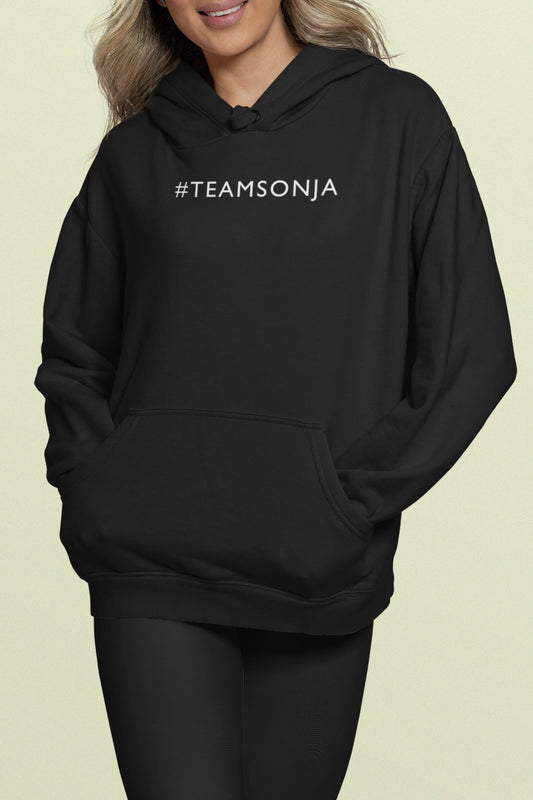#TEAMSONJA Hoodie (Unisex) - S / Black - Clothing