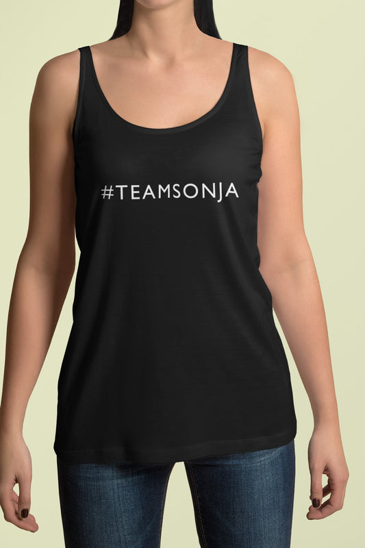 #TEAMSONJA Racerback Tank Top - Black / XS - Clothing