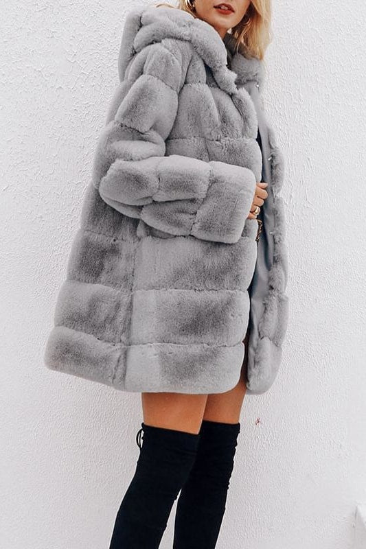 Trixie Faux Fur Coat - Jackets