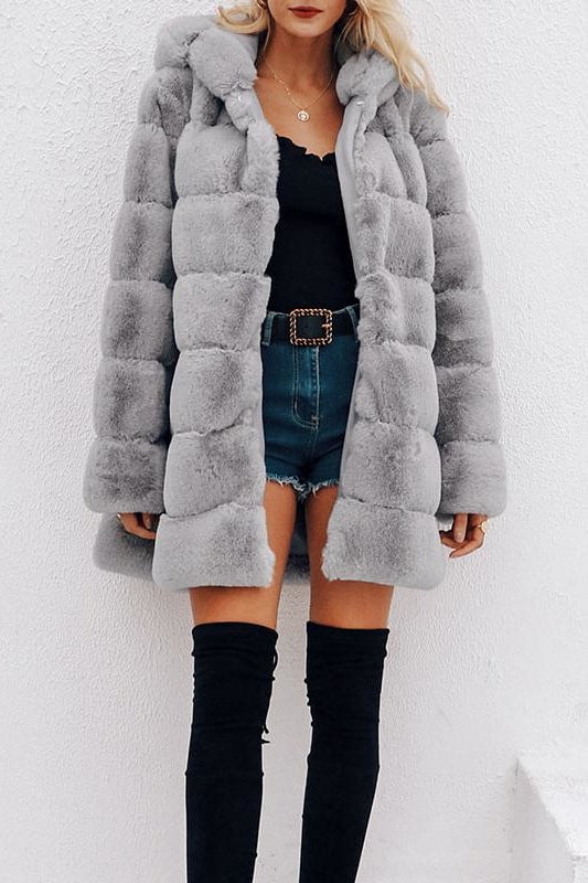 Trixie Faux Fur Coat - Jackets