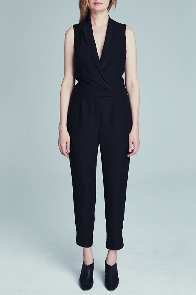 Tuxedo Jumpsuit - Clothing