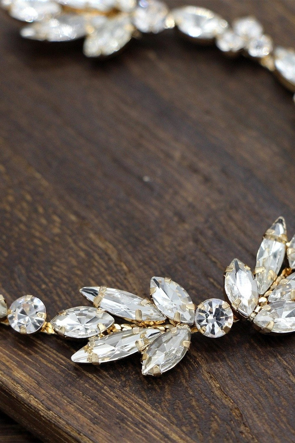 DIEZI Fashion Gold Silver Color Hair Combs Bride Crystal Rhinestones Women Hairpins Bridal Hairband Hair Jewelry Accessories