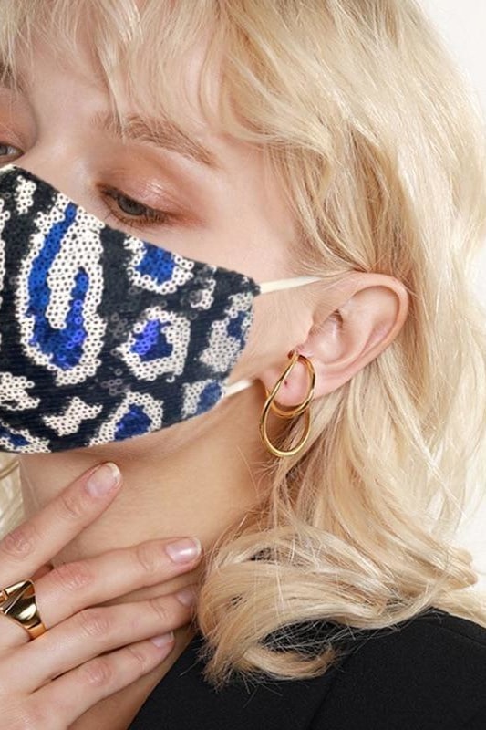 Wild Side Sequin Mask - Accessories