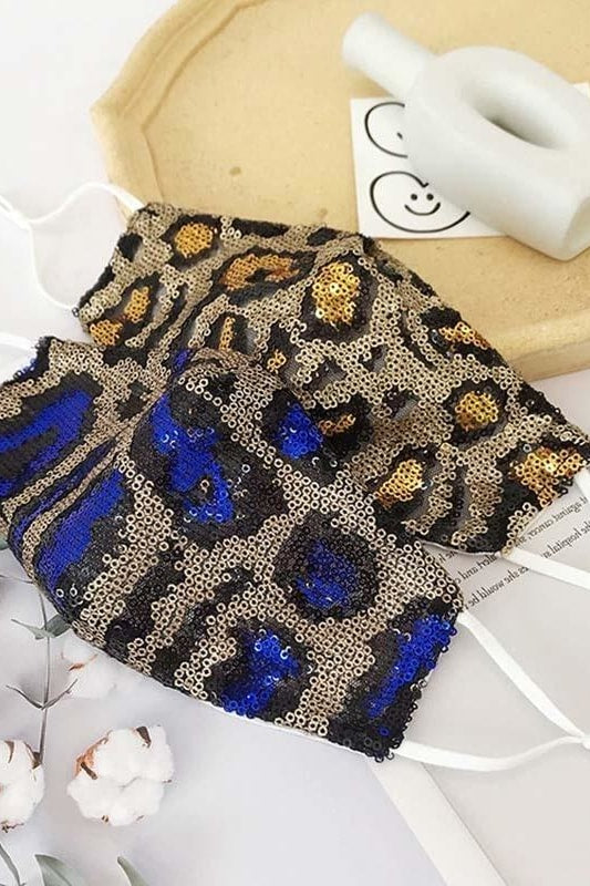 Wild Side Sequin Mask - Accessories