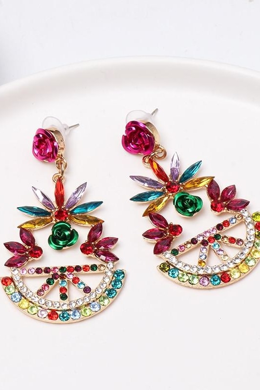 Abby Crystal Earrings - Jewelry