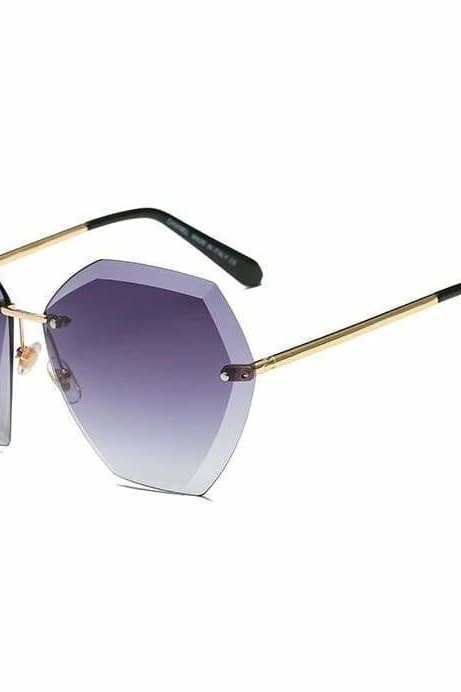 Acrylic Gradient Sunglasses - Sunglasses