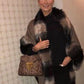 Anastasia Faux Fur Cloak - Clothing