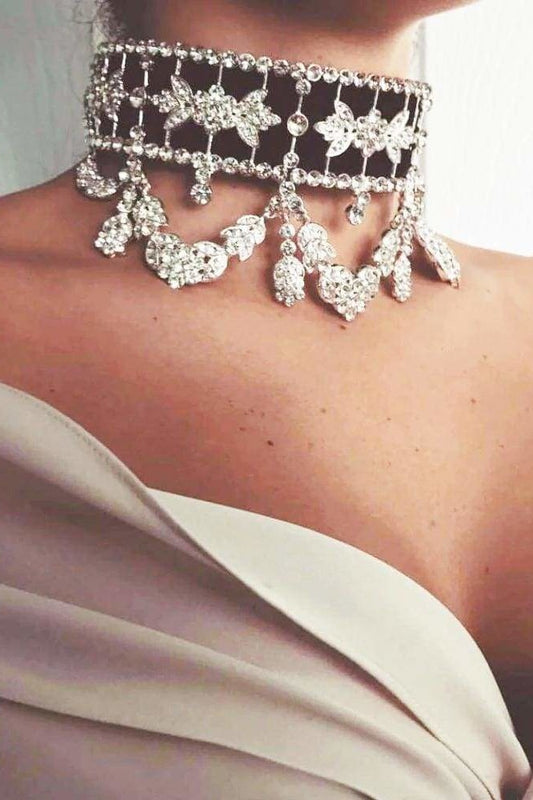 Antionette Choker - Silver - Jewelry
