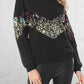 Anya Sequin Sweater - Tops