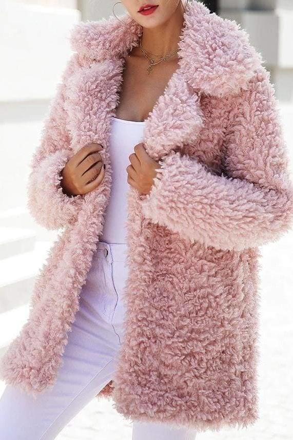 Are You Fur Real Jacket - Pink / S - Jackets