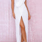 Beth Strapless Maxi Dress - WHITE / S - Clothing