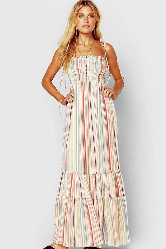 Candy Maxi Ruffle Dress - Clothing