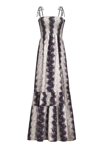 Candy Maxi Ruffle Dress - S / 8115-6 - Clothing