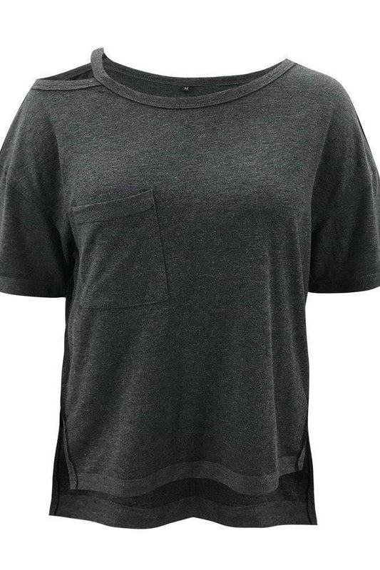 Cassandra Cold Shoulder Top - Tops