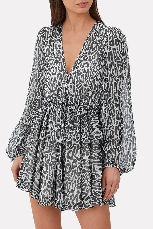 Leopard Dress - S / Leopard - Clothing