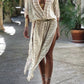 Cora Snakeskin Chiffon Cover Cup - Cover-Ups