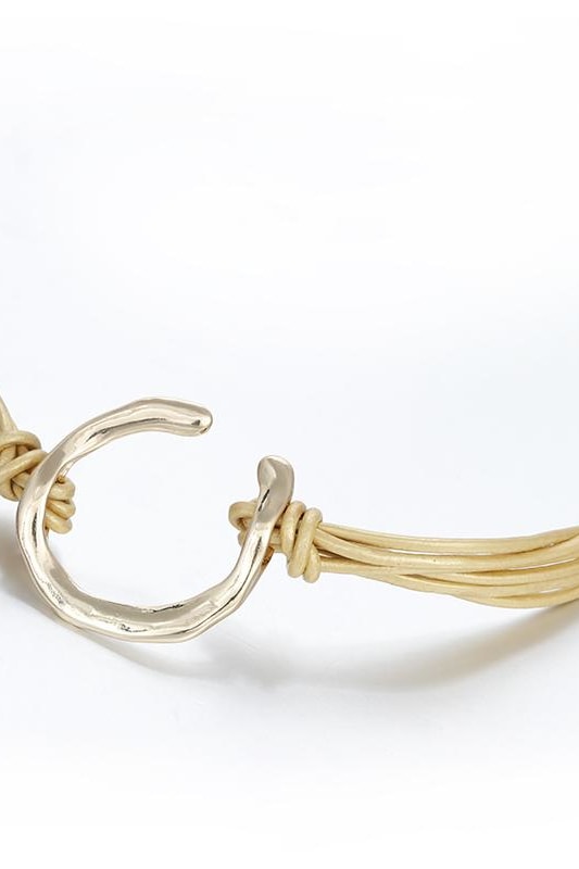 Crescent Stone Bracelet - Jewelry