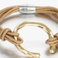 Crescent Stone Bracelet - Brown - Jewelry
