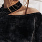 Davina Batwing Off Shoulder Top - S / Black - Clothing