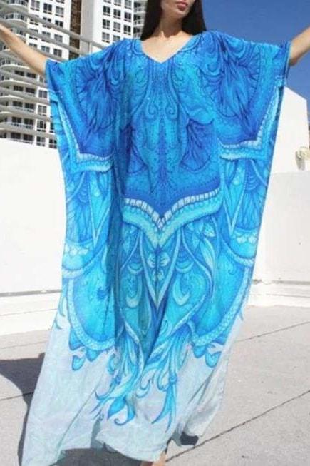 Deep Blue Sea Cover Up - Cover-Ups