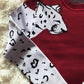 Didi Double Leopard Sleeve Sweater - S / Burgundy - Clothing