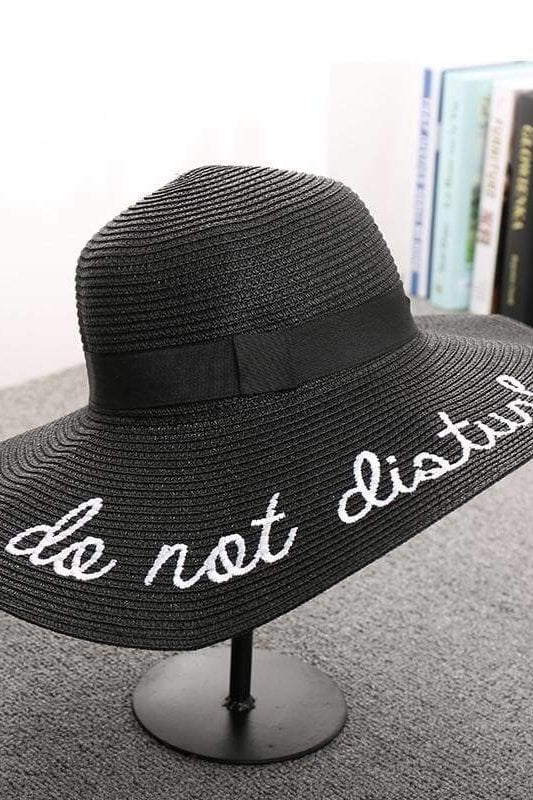 Do Not Disturb Hat - Black - Hats
