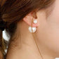 Double Pearl Stud Earrings - Jewelry