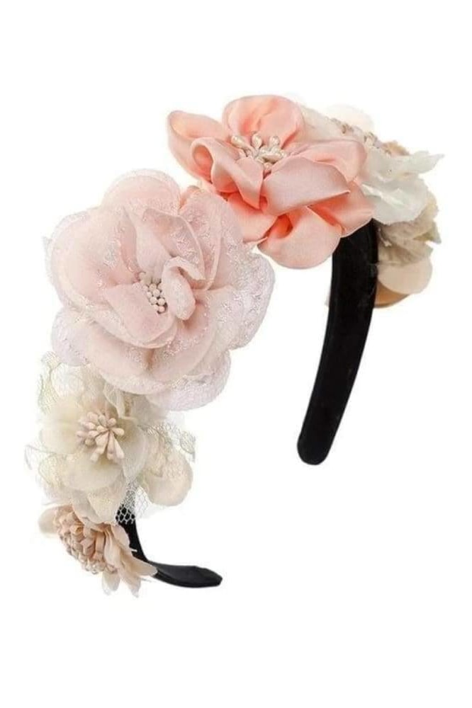 Floral Headband - Pink - Accessories