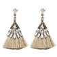 Fringe Rhinestone Earrings - Jewelry