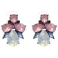 Gemstone Stud Earrings - Pink - Jewelry