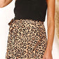 Hannah Mini Skirt - Leopard / L - Clothing