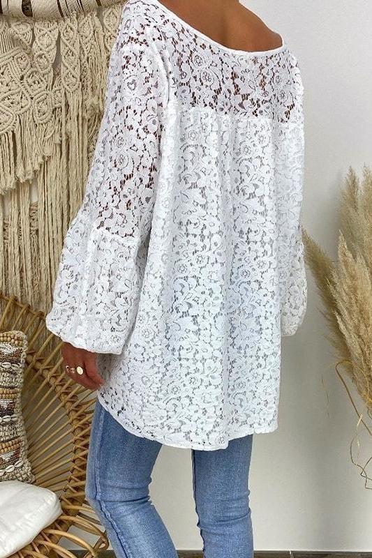 Haven Lace Tunic Top - Tops