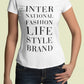 International Fashion Tee (Unisex) - White / XS